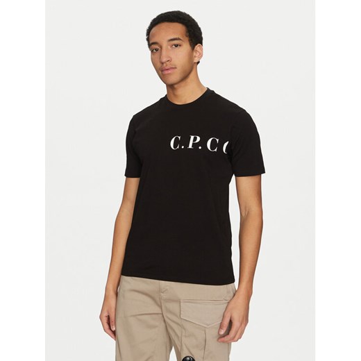 C.P. Company T-Shirt 18CMTS139A005100W Czarny Regular Fit ze sklepu MODIVO w kategorii T-shirty męskie - zdjęcie 182636194