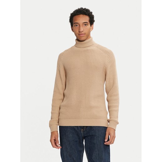 Jack&Jones Golf Cody 12262152 Beżowy Regular Fit ze sklepu MODIVO w kategorii Swetry męskie - zdjęcie 182636213