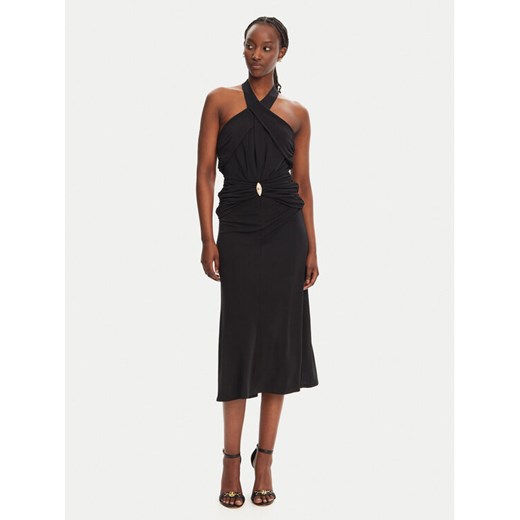 Elisabetta Franchi Sukienka koktajlowa AB-719-52E2-V560 Czarny Regular Fit ze sklepu MODIVO w kategorii Sukienki - zdjęcie 182636231