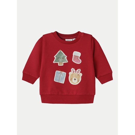 NAME IT Bluza 13234491 Czerwony Regular Fit ze sklepu MODIVO w kategorii Bluzy chłopięce - zdjęcie 182636312