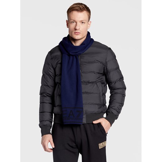 EA7 Emporio Armani Szalik 274902 2F300 00035 Granatowy ze sklepu MODIVO w kategorii Szaliki męskie - zdjęcie 182636322