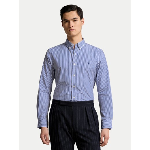 Polo Ralph Lauren Koszula 710928255008 Niebieski Custom Fit ze sklepu MODIVO w kategorii Koszule męskie - zdjęcie 182636361