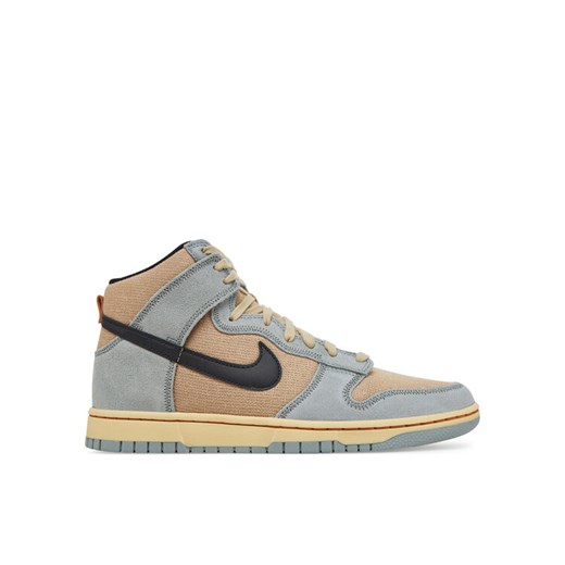 Nike Sneakersy Dunk Hi Retro SE FJ4191 Beżowy ze sklepu MODIVO w kategorii Buty sportowe męskie - zdjęcie 182636371