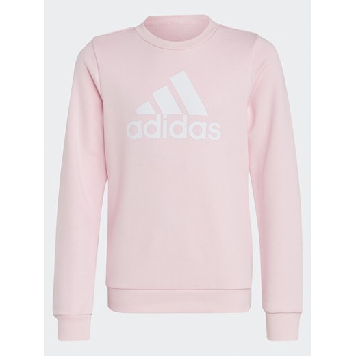 adidas Bluza Essentials Big Logo IC6119 Różowy Slim Fit ze sklepu MODIVO w kategorii Bluzy dziewczęce - zdjęcie 182636423
