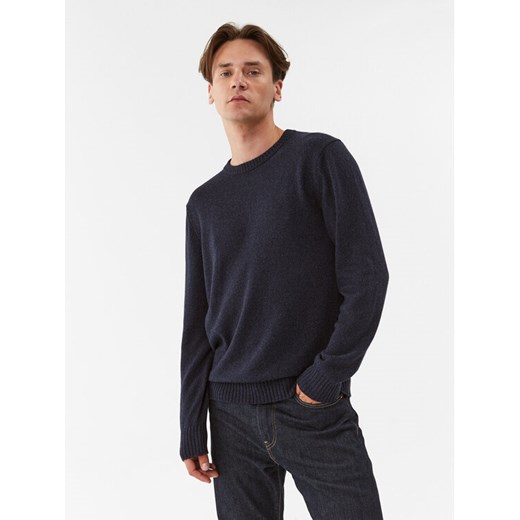 United Colors Of Benetton Sweter 1235U1N67 Granatowy Regular Fit ze sklepu MODIVO w kategorii Swetry męskie - zdjęcie 182636443