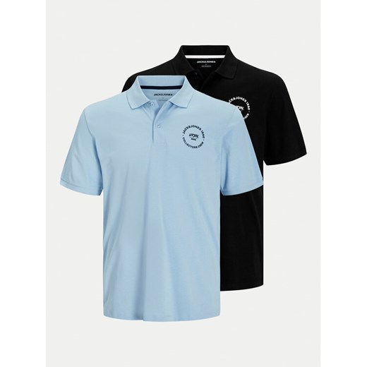 Jack&Jones Komplet 2 koszulek polo Simon 12276428 Kolorowy Regular Fit ze sklepu MODIVO w kategorii T-shirty męskie - zdjęcie 182636450