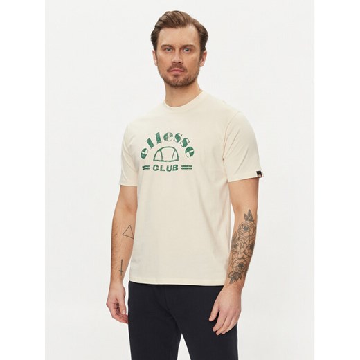 Ellesse T-Shirt Club SHV20259 Biały Regular Fit ze sklepu MODIVO w kategorii T-shirty męskie - zdjęcie 182636451