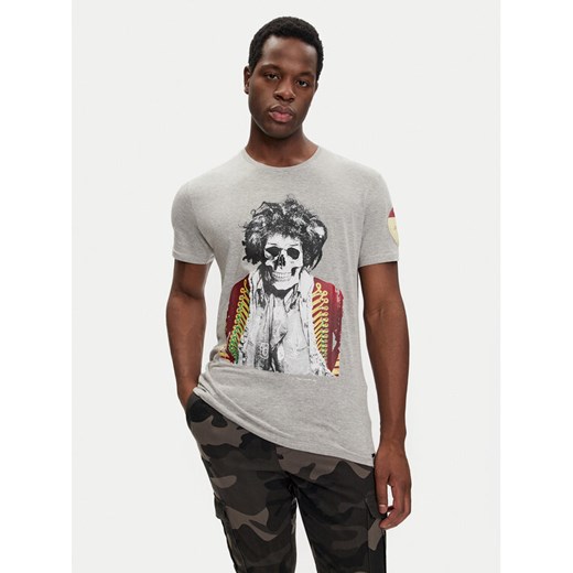 Brave Soul T-Shirt MTS-149CAPITOL Szary Regular Fit ze sklepu MODIVO w kategorii T-shirty męskie - zdjęcie 182636501