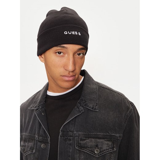 Guess Czapka AM9458 VIS01 Czarny ze sklepu MODIVO w kategorii Czapki zimowe męskie - zdjęcie 182636563