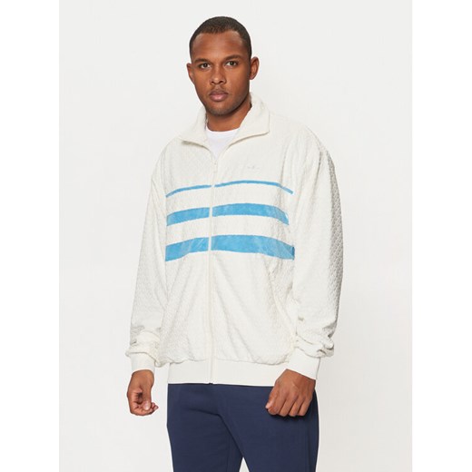 adidas Bluza Monogram JP4420 Biały Loose Fit ze sklepu MODIVO w kategorii Bluzy męskie - zdjęcie 182636572
