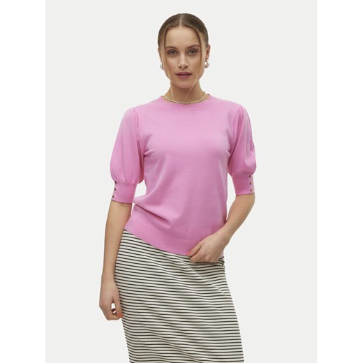 Vero Moda Bluzka Hollykaris 10310577 Różowy Regular Fit ze sklepu MODIVO w kategorii Bluzki damskie - zdjęcie 182636603
