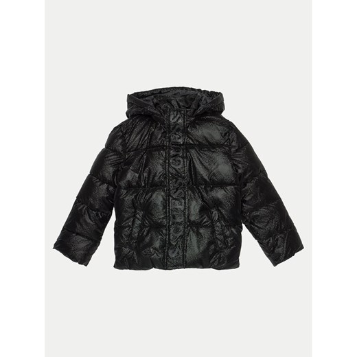 Guess Kurtka z imitacji skóry J4BL02 WGIW0 Czarny Regular Fit ze sklepu MODIVO w kategorii Kurtki chłopięce - zdjęcie 182636641