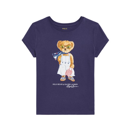Polo Ralph Lauren T-Shirt 313965226001 Granatowy Regular Fit ze sklepu MODIVO w kategorii Bluzki dziewczęce - zdjęcie 182636644