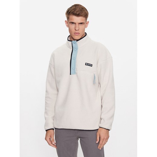 Columbia Polar Helvetia™ Half Snap Fleece Brązowy Regular Fit ze sklepu MODIVO w kategorii Bluzy męskie - zdjęcie 182636683