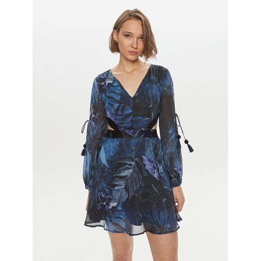 Guess Sukienka codzienna W3GK81 WCWF2 Kolorowy A-Line Fit ze sklepu MODIVO w kategorii Sukienki - zdjęcie 182636733