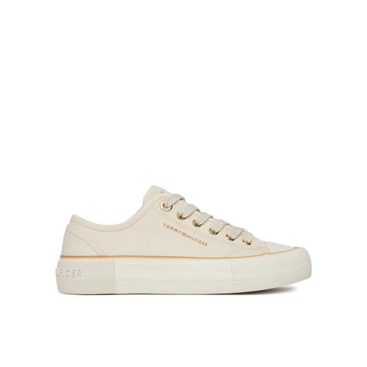 Tommy Hilfiger Trampki T3A9-33733-0890530 Beżowy ze sklepu MODIVO w kategorii Trampki dziecięce - zdjęcie 182636772
