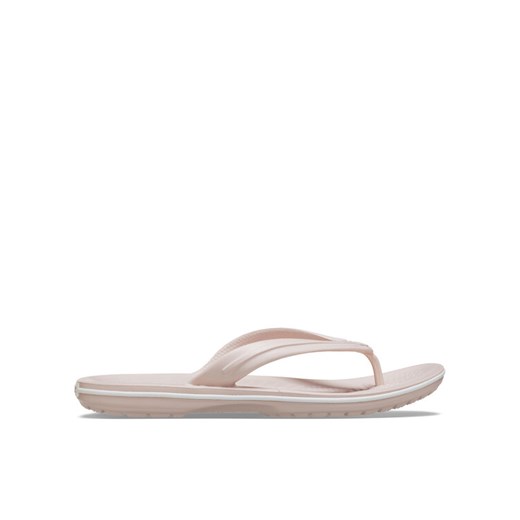 Crocs Japonki Crocband Flip 11033 Beżowy ze sklepu MODIVO w kategorii Klapki damskie - zdjęcie 182636831