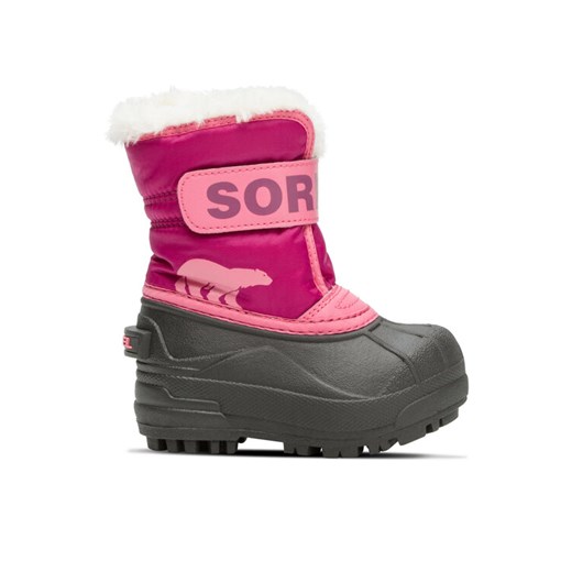 Sorel Śniegowce Snow Commander™ 2114102652 Różowy ze sklepu MODIVO w kategorii Buty zimowe dziecięce - zdjęcie 182636851