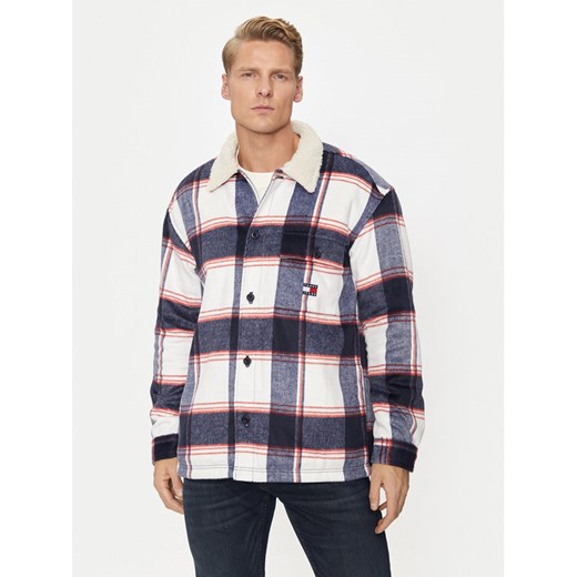 Tommy Jeans Kurtka przejściowa Sherpa DM0DM19652 Granatowy Regular Fit ze sklepu MODIVO w kategorii Kurtki męskie - zdjęcie 182636900