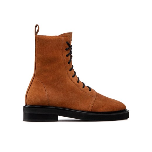 Simple Botki SL-34-02-000075 Brązowy ze sklepu MODIVO w kategorii Botki - zdjęcie 182636940