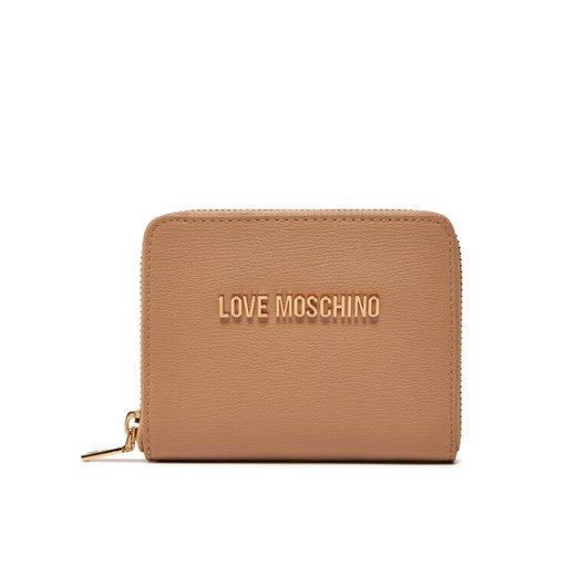 LOVE MOSCHINO Mały Portfel Damski JC5702PP1MLD0105 Beżowy ze sklepu MODIVO w kategorii Portfele damskie - zdjęcie 182636992