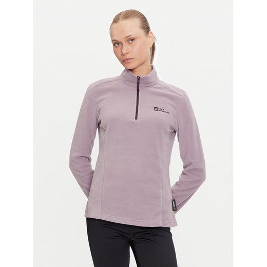 Jack Wolfskin Polar Taunus 1709532 Fioletowy Regular Fit ze sklepu MODIVO w kategorii Bluzy damskie - zdjęcie 182637014