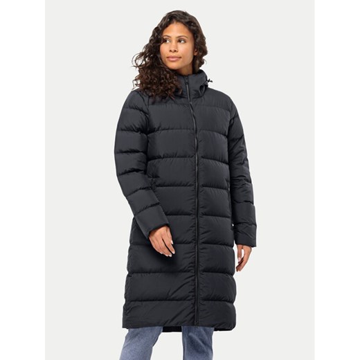 Jack Wolfskin Kurtka puchowa Frozen Palace Coat 1204133 Czarny Regular Fit ze sklepu MODIVO w kategorii Kurtki damskie - zdjęcie 182637021