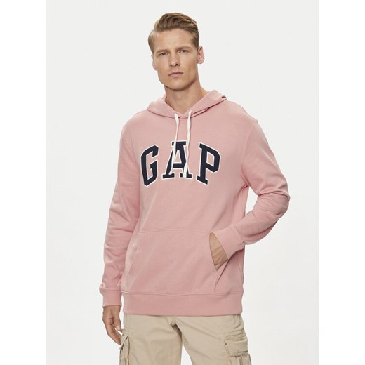 Gap Bluza 868460-01 Różowy Regular Fit ze sklepu MODIVO w kategorii Bluzy męskie - zdjęcie 182637071