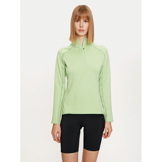 4F Bluza 4FWAW24TFSWF411 Zielony Regular Fit ze sklepu MODIVO w kategorii Bluzy damskie - zdjęcie 182637104