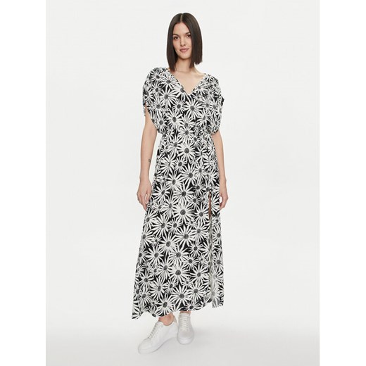 United Colors Of Benetton Sukienka letnia 4R5N5V01O Czarny Regular Fit ze sklepu MODIVO w kategorii Sukienki - zdjęcie 182637120