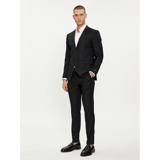 Jack&Jones Garnitur Solaris 12148166 Czarny Super Slim Fit ze sklepu MODIVO w kategorii Garnitury męskie - zdjęcie 182637221