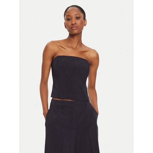 Herskind Top Cosima 5254519 Granatowy Slim Fit ze sklepu MODIVO w kategorii Bluzki damskie - zdjęcie 182637282
