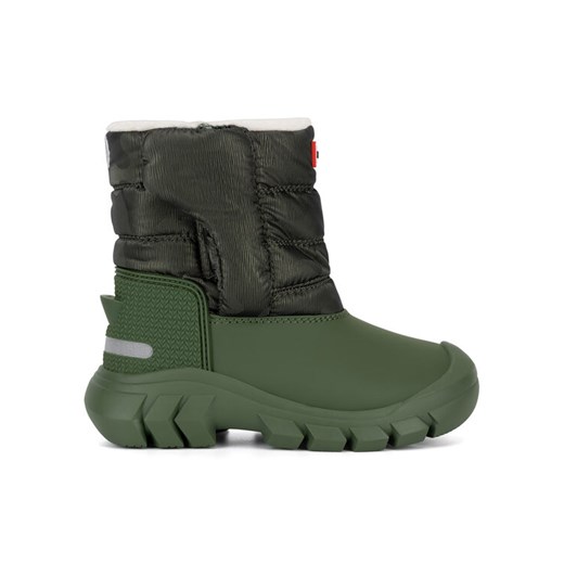 Hunter Śniegowce KFT5001PCT-FXR Khaki ze sklepu MODIVO w kategorii Buty zimowe dziecięce - zdjęcie 182637301