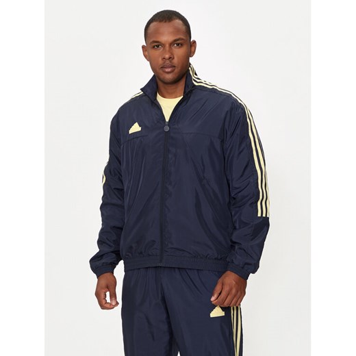 adidas Kurtka przejściowa House of Tiro IW3579 Granatowy Loose Fit ze sklepu MODIVO w kategorii Kurtki męskie - zdjęcie 182637371