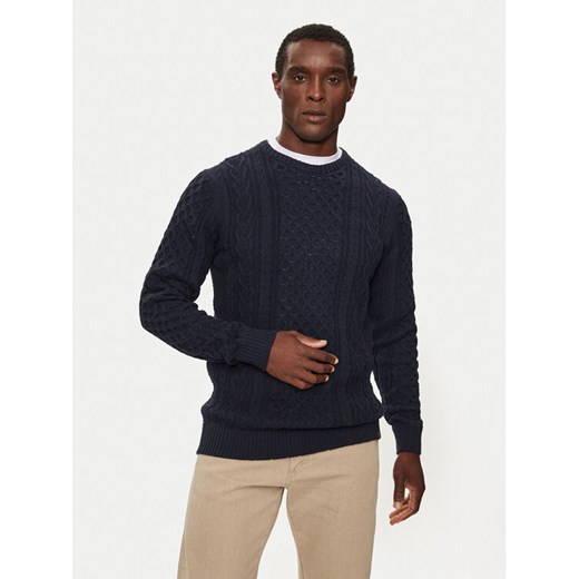 INDICODE Sweter Belinski 35-380 Granatowy Regular Fit ze sklepu MODIVO w kategorii Swetry męskie - zdjęcie 182637404
