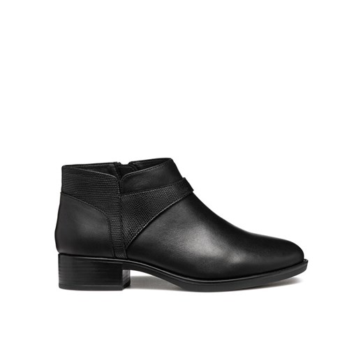 Geox Botki D Felicity D46G1B 04304 C9999 Czarny ze sklepu MODIVO w kategorii Botki - zdjęcie 182637414