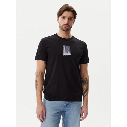 Calvin Klein Jeans T-Shirt Brush Stroke J30J327522 Czarny Regular Fit XXL MODIVO
