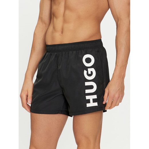 Hugo Szorty kąpielowe Abas 50513979 Czarny Regular Fit ze sklepu MODIVO w kategorii Kąpielówki - zdjęcie 182637462