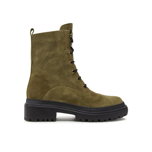 Pollini Trapery SA21104G1LTN0105 Zielony ze sklepu MODIVO w kategorii Botki - zdjęcie 182637473