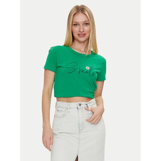 JDY T-Shirt Michigan 15311702 Zielony Regular Fit ze sklepu MODIVO w kategorii Bluzki damskie - zdjęcie 182637484