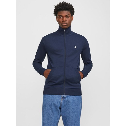 Jack&Jones Bluza Paulos 12250737 Granatowy Standard Fit ze sklepu MODIVO w kategorii Bluzy męskie - zdjęcie 182637500