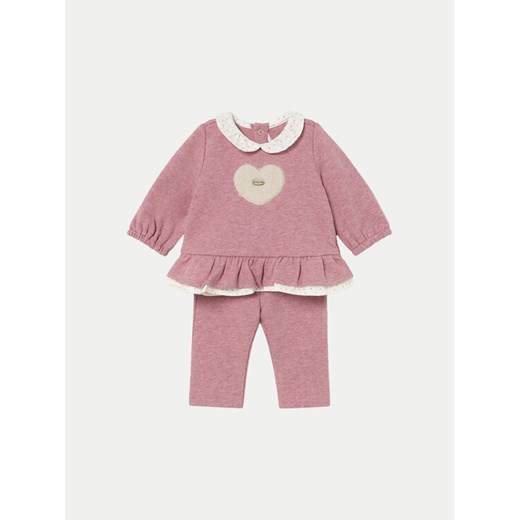 Mayoral Komplet bluzka i legginsy 2507 Różowy Regular Fit ze sklepu MODIVO w kategorii Odzież dla niemowląt - zdjęcie 182637522
