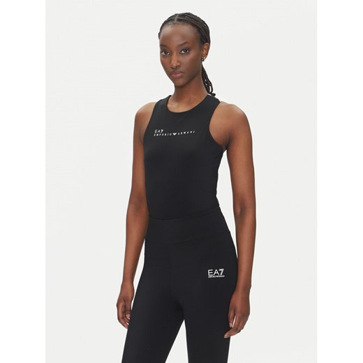 EA7 Emporio Armani Body 7W000338 AF12625 UC001 Czarny Slim Fit ze sklepu MODIVO w kategorii Bluzki damskie - zdjęcie 182637540
