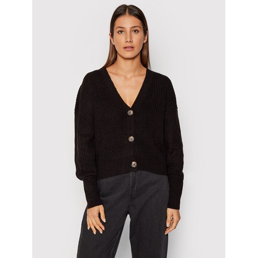 Vero Moda Kardigan Lea 10249632 Czarny Relaxed Fit ze sklepu MODIVO w kategorii Swetry damskie - zdjęcie 182637550