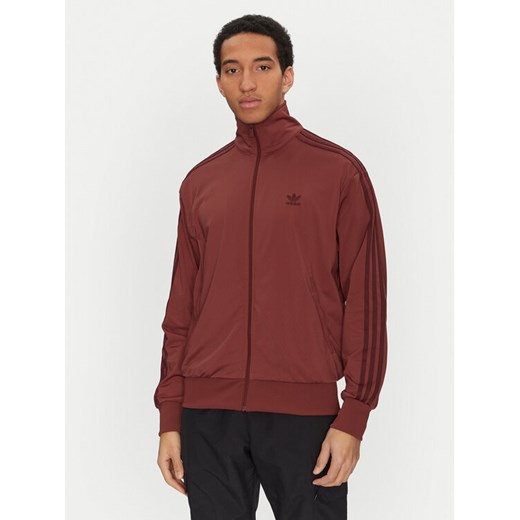 adidas Bluza adicolor Classics Firebird JP2545 Czerwony Loose Fit ze sklepu MODIVO w kategorii Bluzy męskie - zdjęcie 182637561