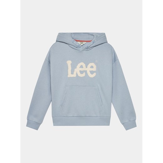 Lee Bluza Wobbly Graphic LEG5124 Niebieski Regular Fit ze sklepu MODIVO w kategorii Bluzy chłopięce - zdjęcie 182637584