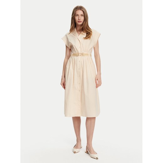 TWINSET Sukienka koszulowa 251TT2102 Różowy Loose Fit ze sklepu MODIVO w kategorii Sukienki - zdjęcie 182637612