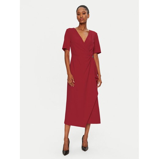 DKNY Sukienka koktajlowa DD4H1B66 Czerwony Slim Fit ze sklepu MODIVO w kategorii Sukienki - zdjęcie 182637664