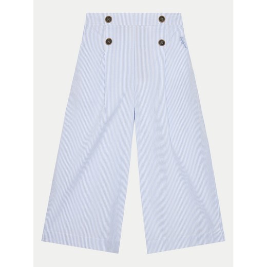 Pepe Jeans Spodnie materiałowe Ollie PG210793 Niebieski Regular Fit ze sklepu MODIVO w kategorii Spodnie dziewczęce - zdjęcie 182637670
