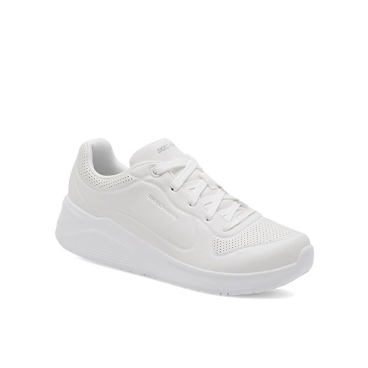 Skechers Sneakersy Uno Lite 8750063 WHT Biały ze sklepu MODIVO w kategorii Buty sportowe damskie - zdjęcie 182637684